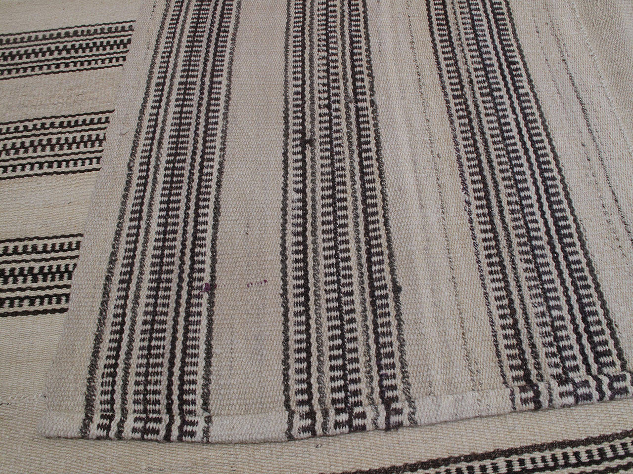 Striped Kilim in Natural Tones 2