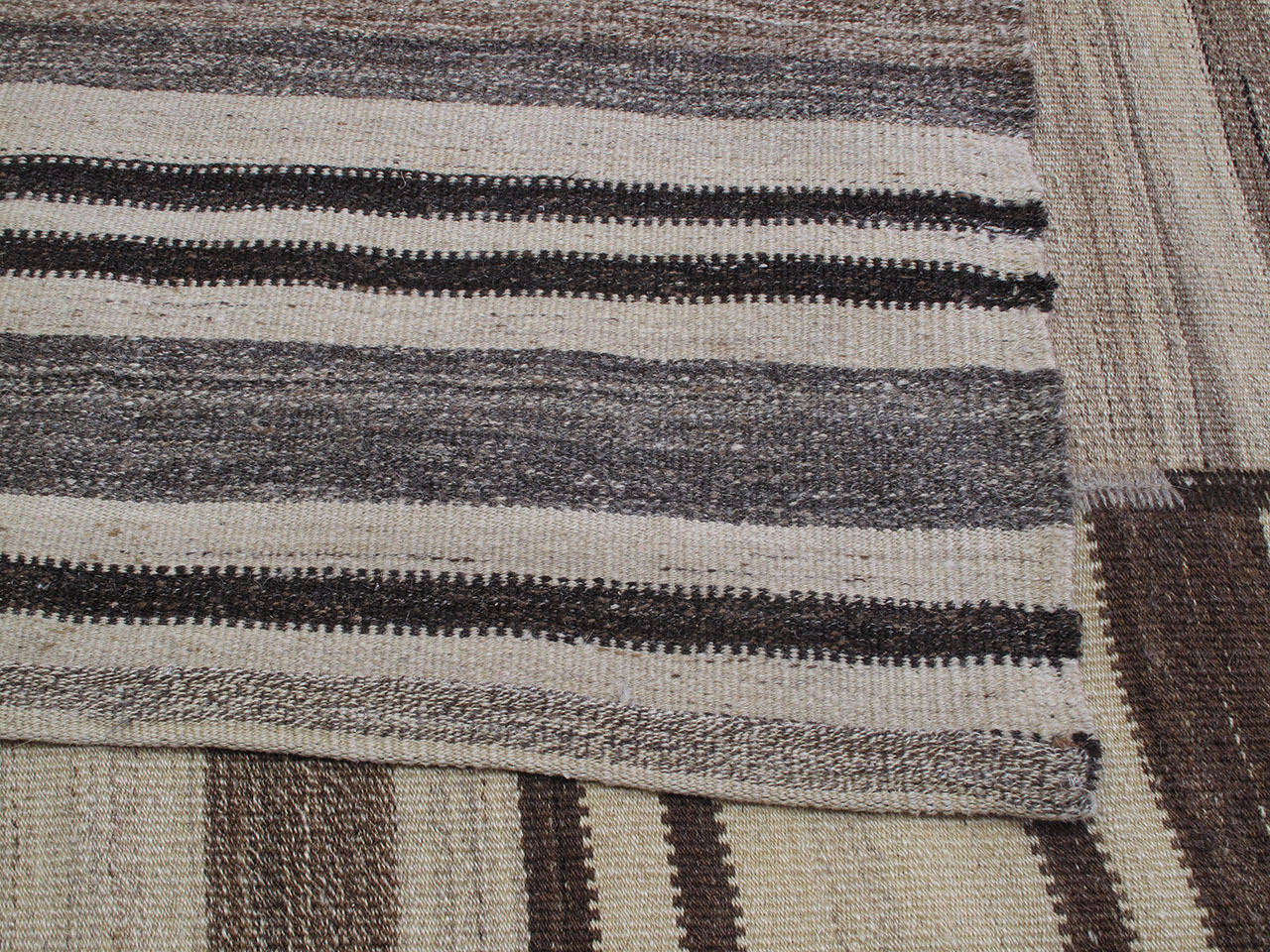 Striped Kilim in Two Panels 2