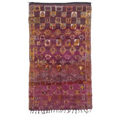 Small Beni Mguild Moroccan Berber Rug