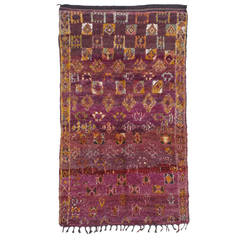 Small Beni Mguild Moroccan Berber Rug 8
