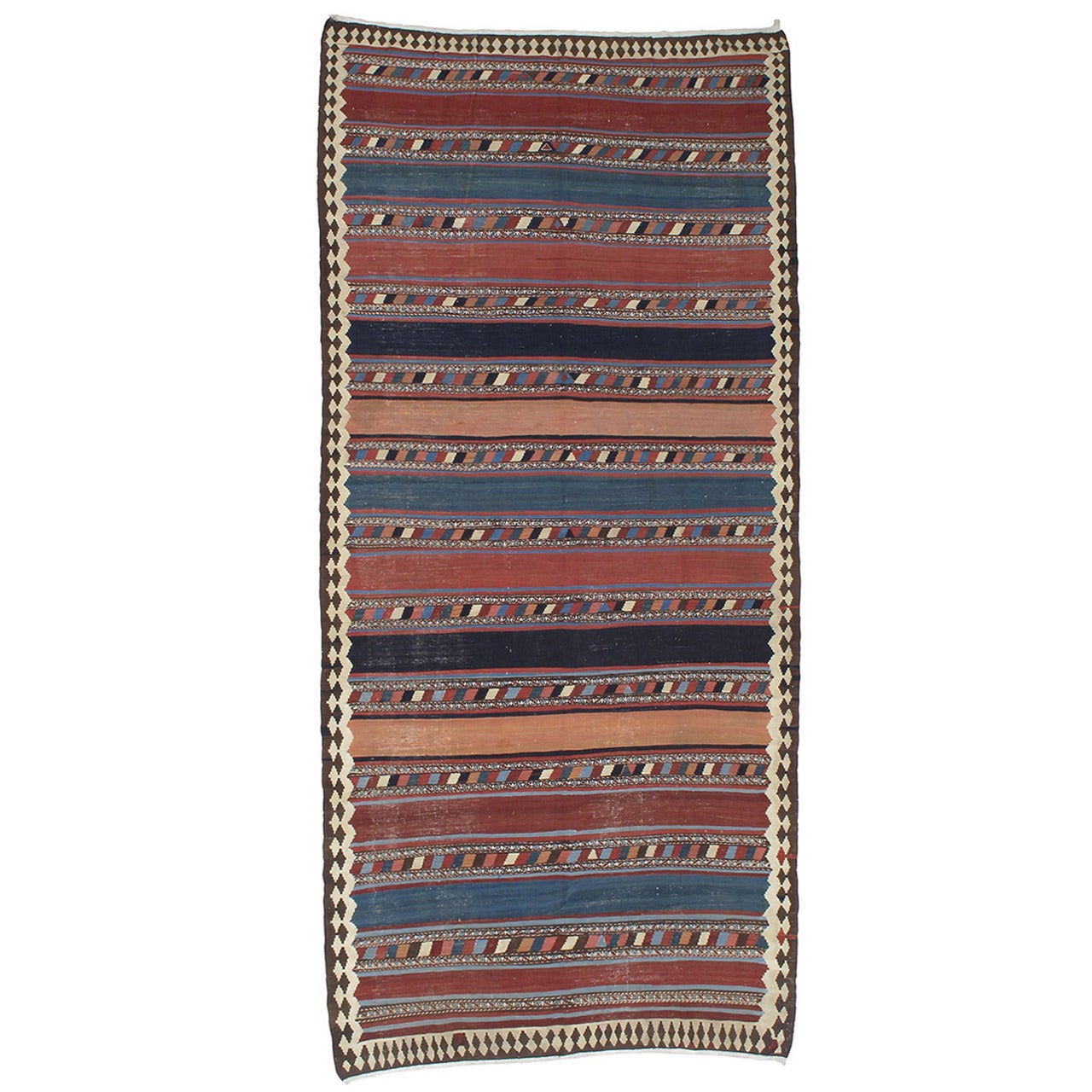 Tapis Kilim Shahsavan ancien