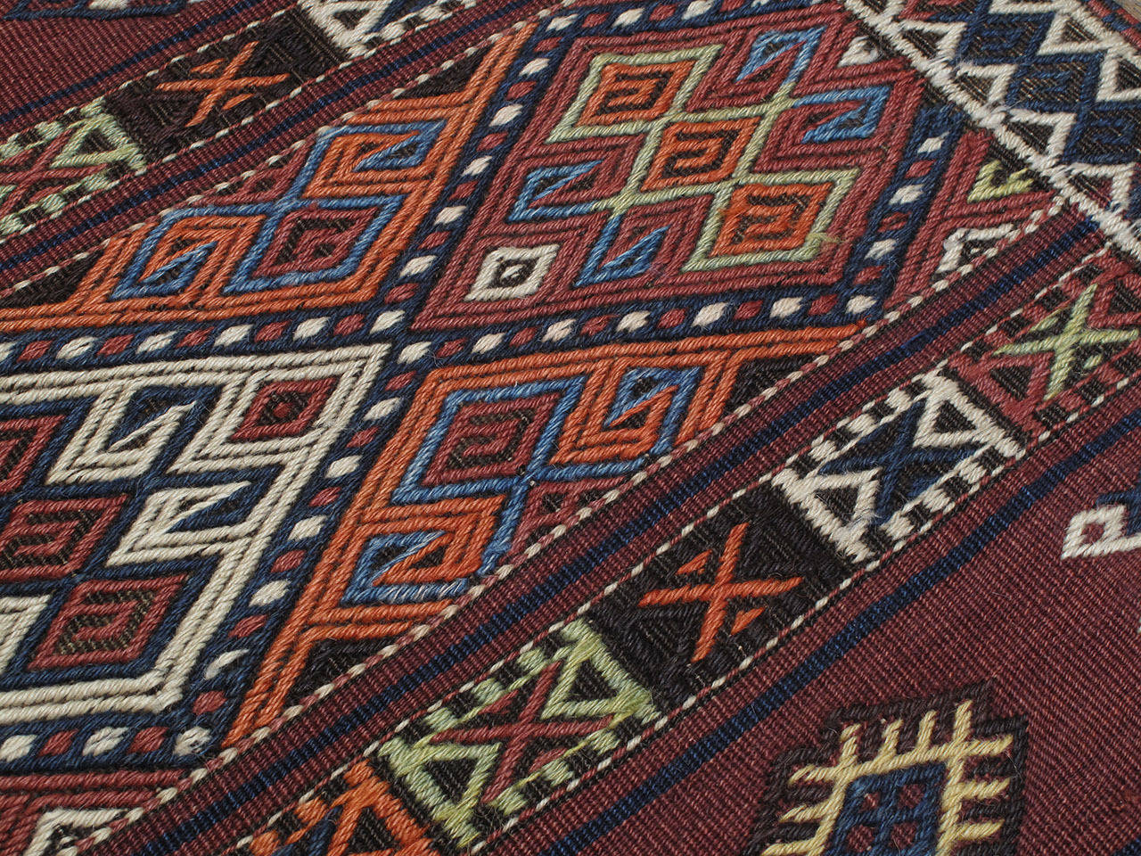 20th Century Kagizman Kilim Runner Rug For Sale