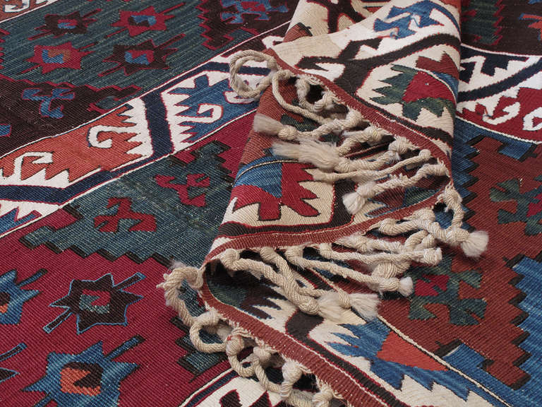 Antique Central Anatolian Kilim Rug For Sale 3