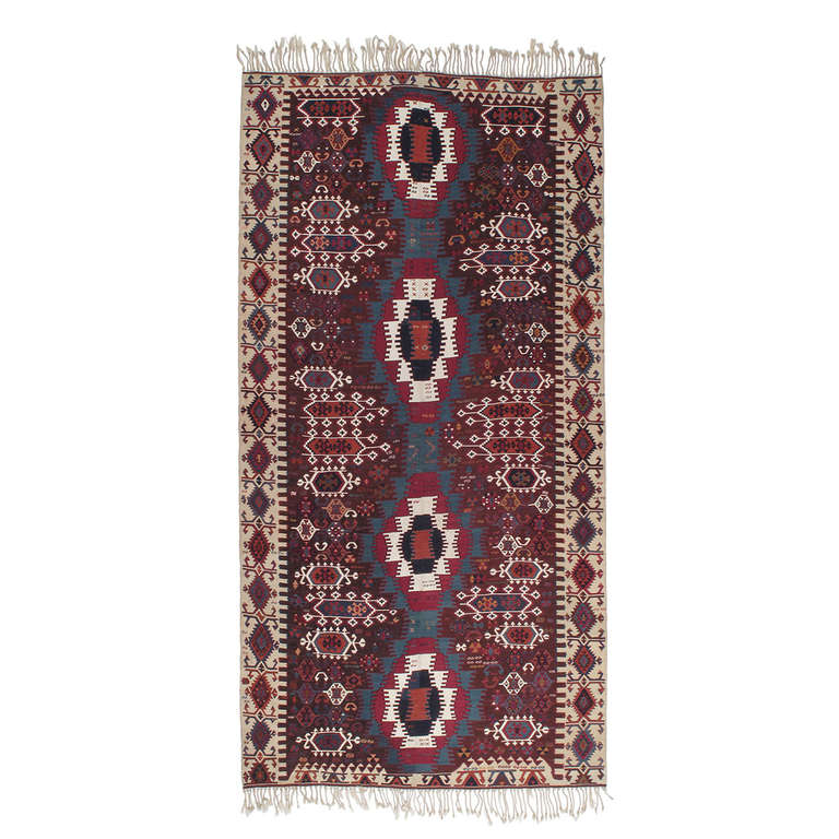Antique Central Anatolian Kilim For Sale at 1stDibs