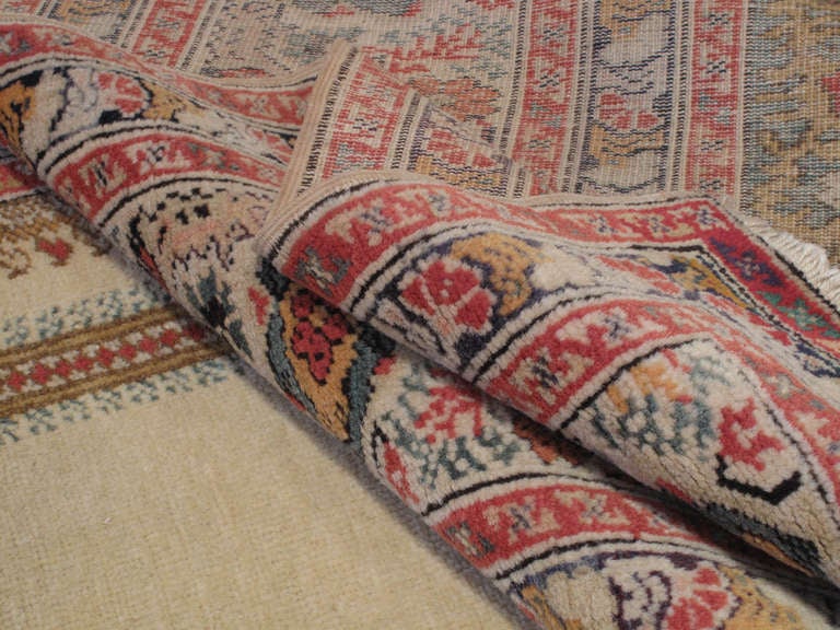 Antiker antiker Bandirma-Gebetteppich (Baumwolle) im Angebot