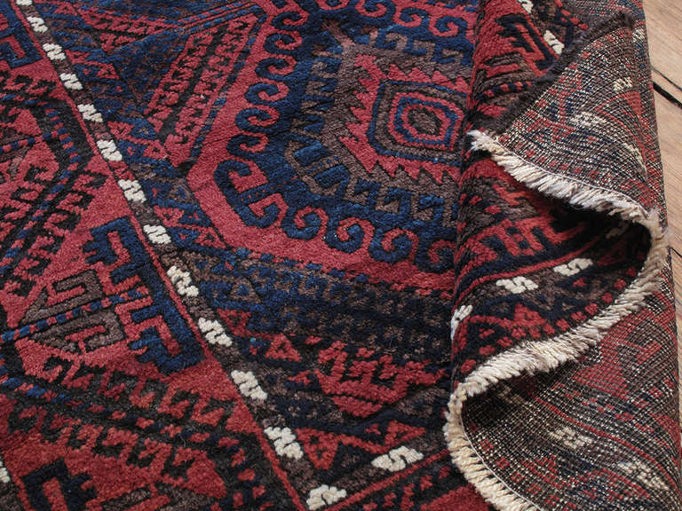 Wool Antique Baluch Rug