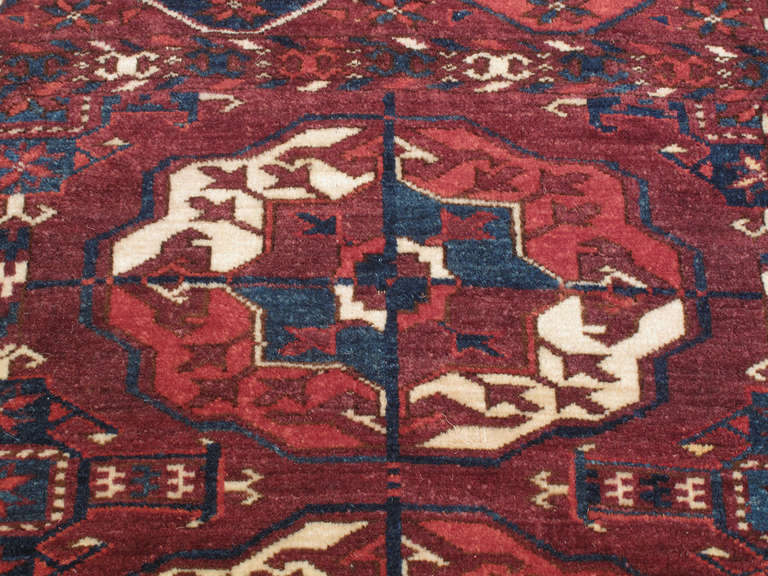 19th Century Superb Antique Turkmen Carpet