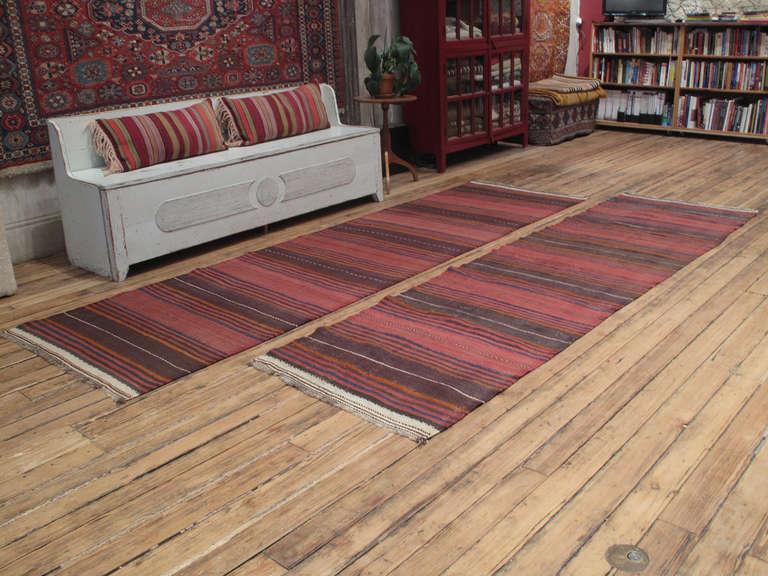 Pair of Baluch Kilim Runners