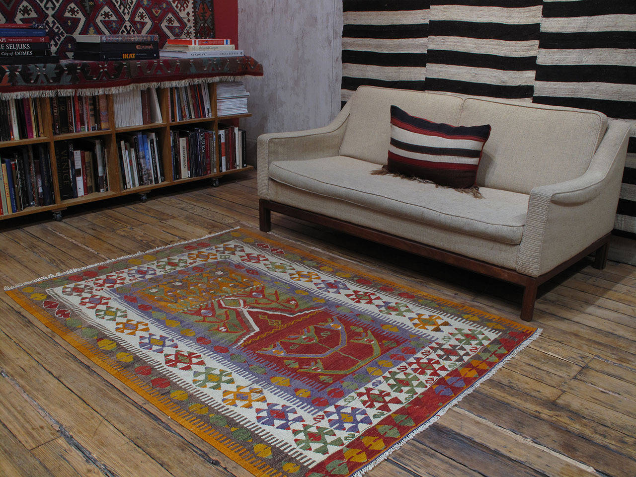 Konya Kilim with Tulips