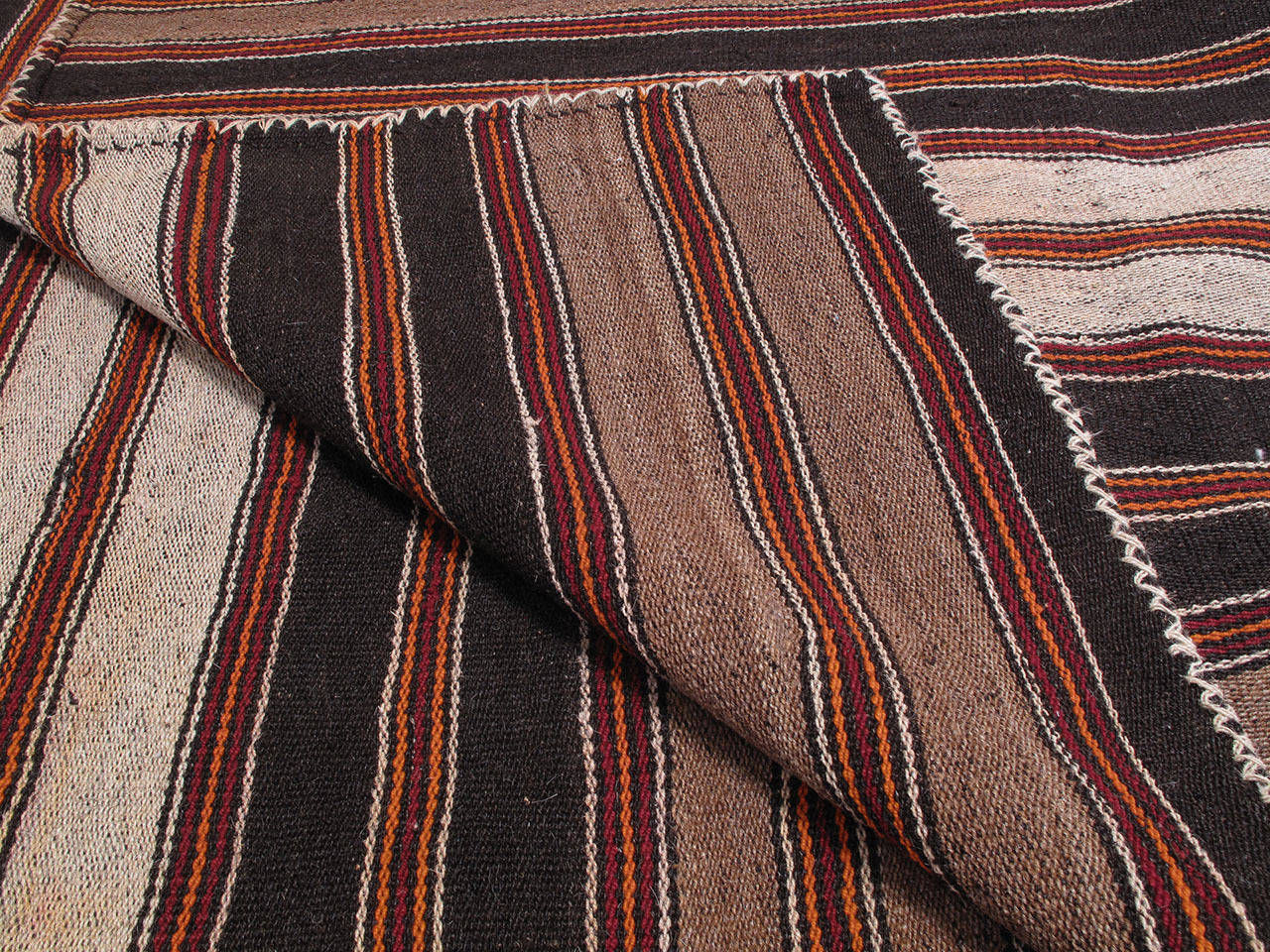 Kilim Rug with Vertical Stripes  In Good Condition In New York, NY