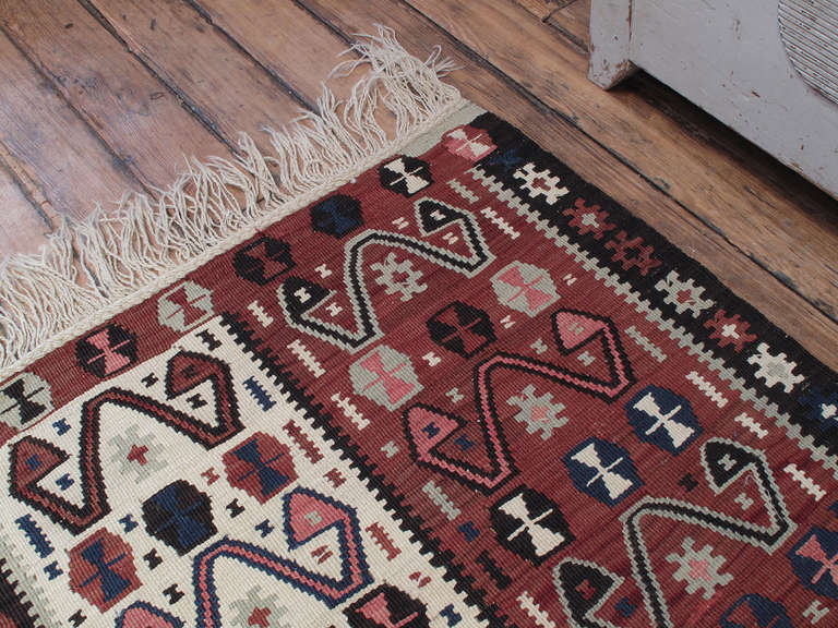 20th Century Kurdish Kilim Rug