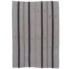 Kilim with Vertical Bands