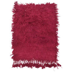 Retro Red Angora Tulu