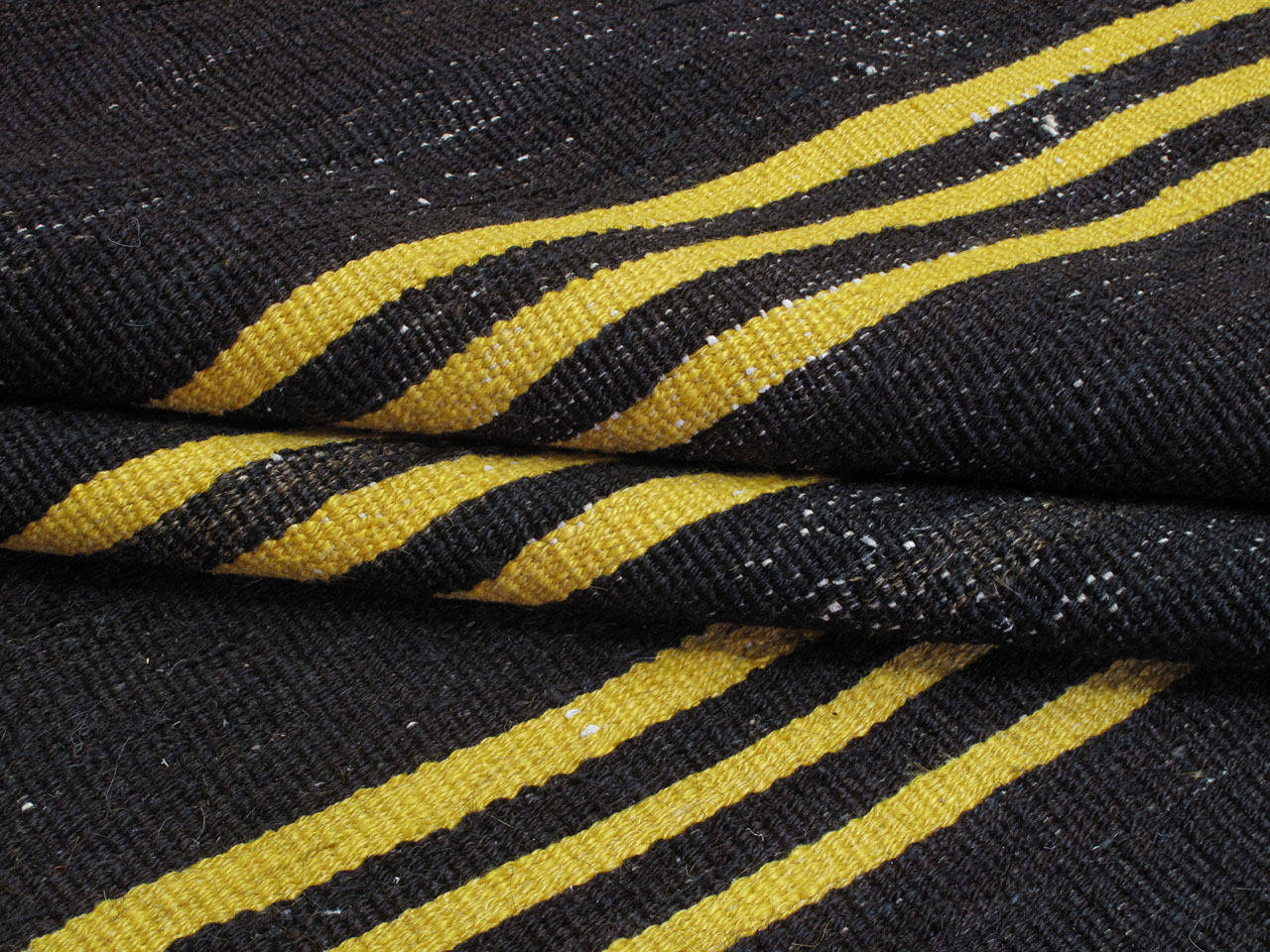 Kilim with Yellow Stripes 3