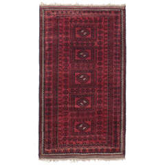 Antique Baluch Rug with Animal Border