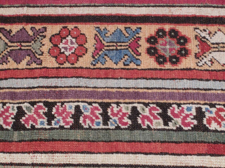 Antique Kirsehir Rug In Good Condition For Sale In New York, NY