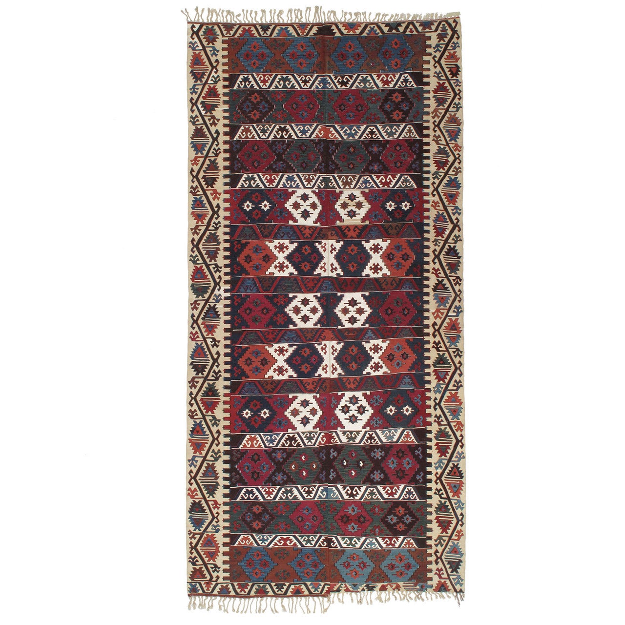 Antique Central Anatolian Kilim Rug For Sale