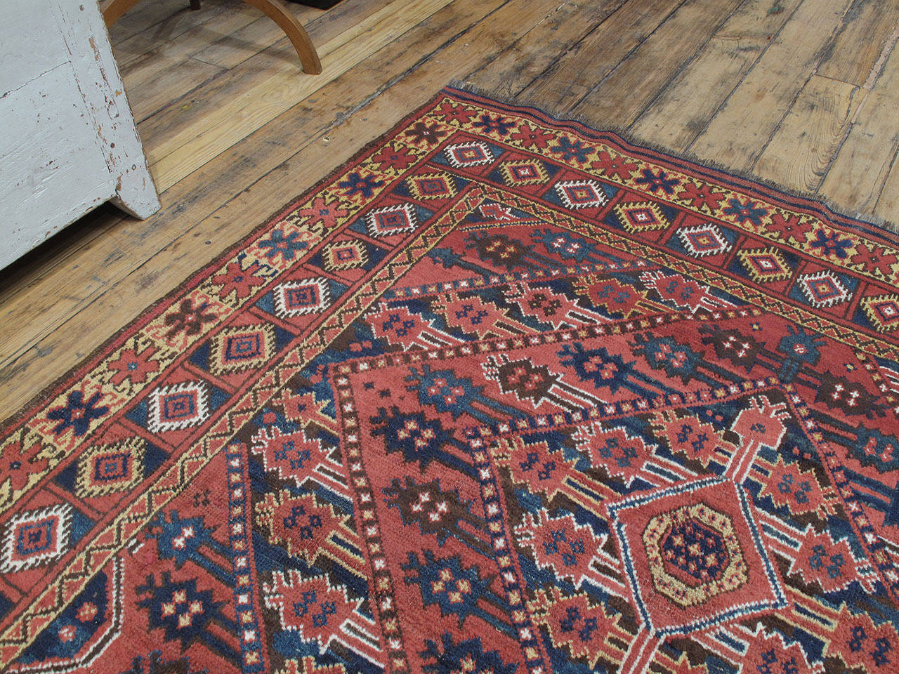 Antique Beshir Turkmen Rug In Good Condition For Sale In New York, NY