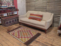 Tribal Bag Face Small Kilim Rug