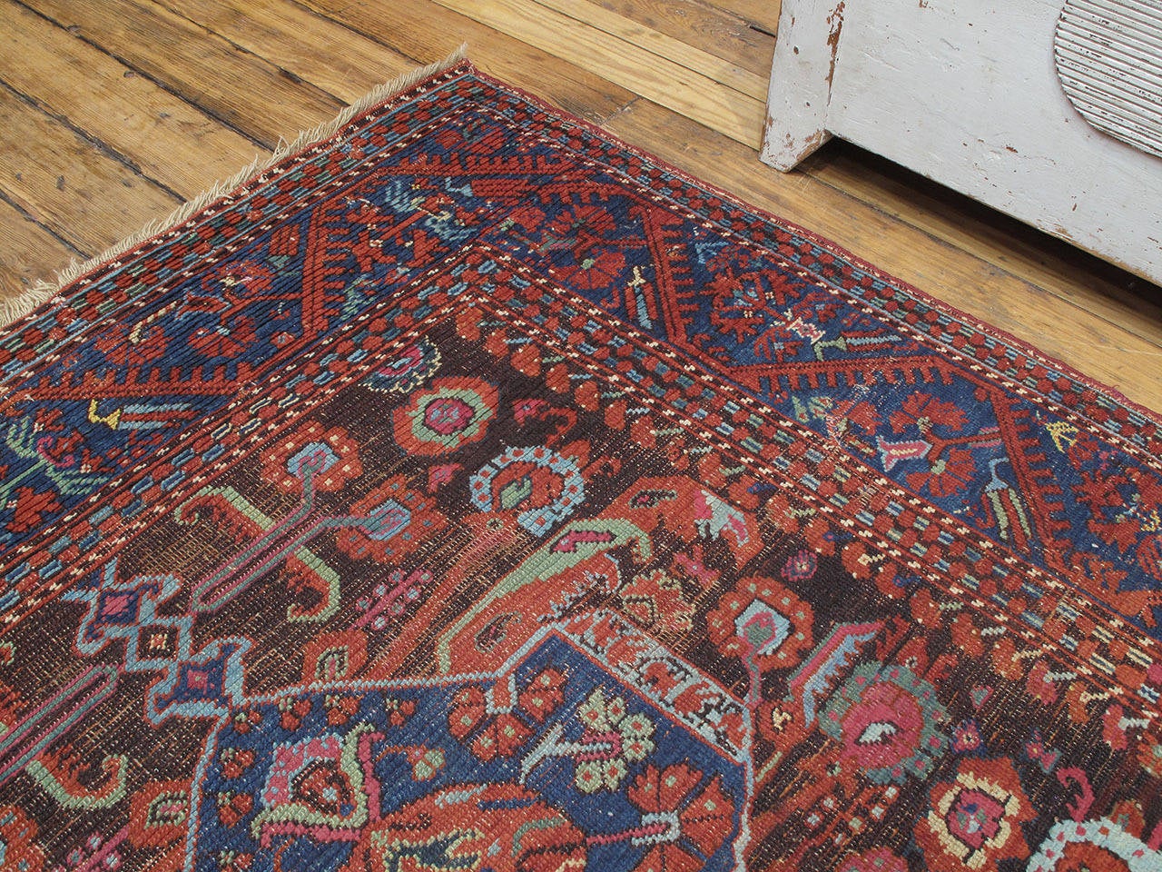 Antique Kula Long Rug In Fair Condition For Sale In New York, NY