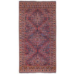 Antique Beshir Turkmen Rug 9