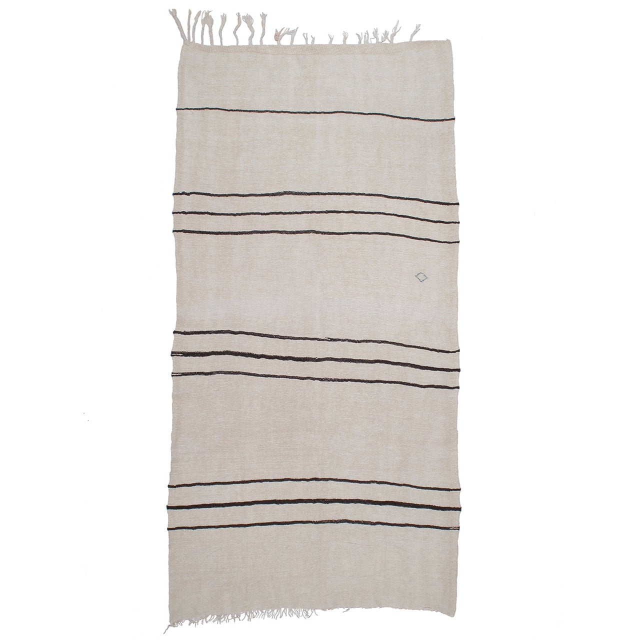 Jute Kilim with Stripes