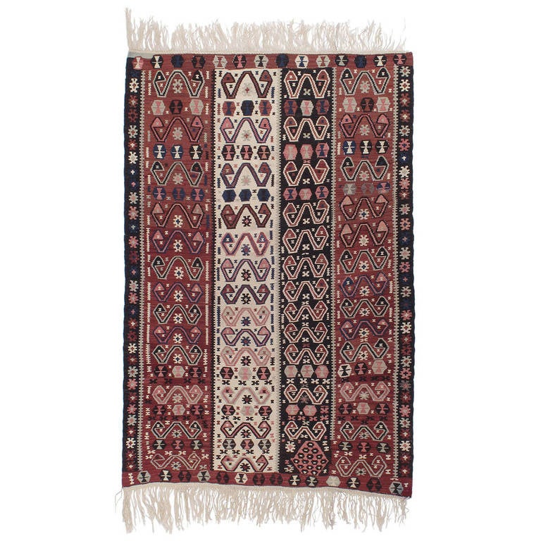 Kurdish Kilim Rug For Sale at 1stdibs