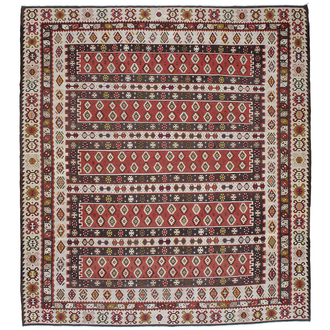 Serbian Rug Balkan Kilim Rug For Sale at 1stDibs | balkan rug, balkan carpet