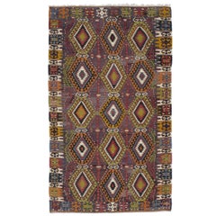 Vintage Exceptional West Anatolian Kilim Rug