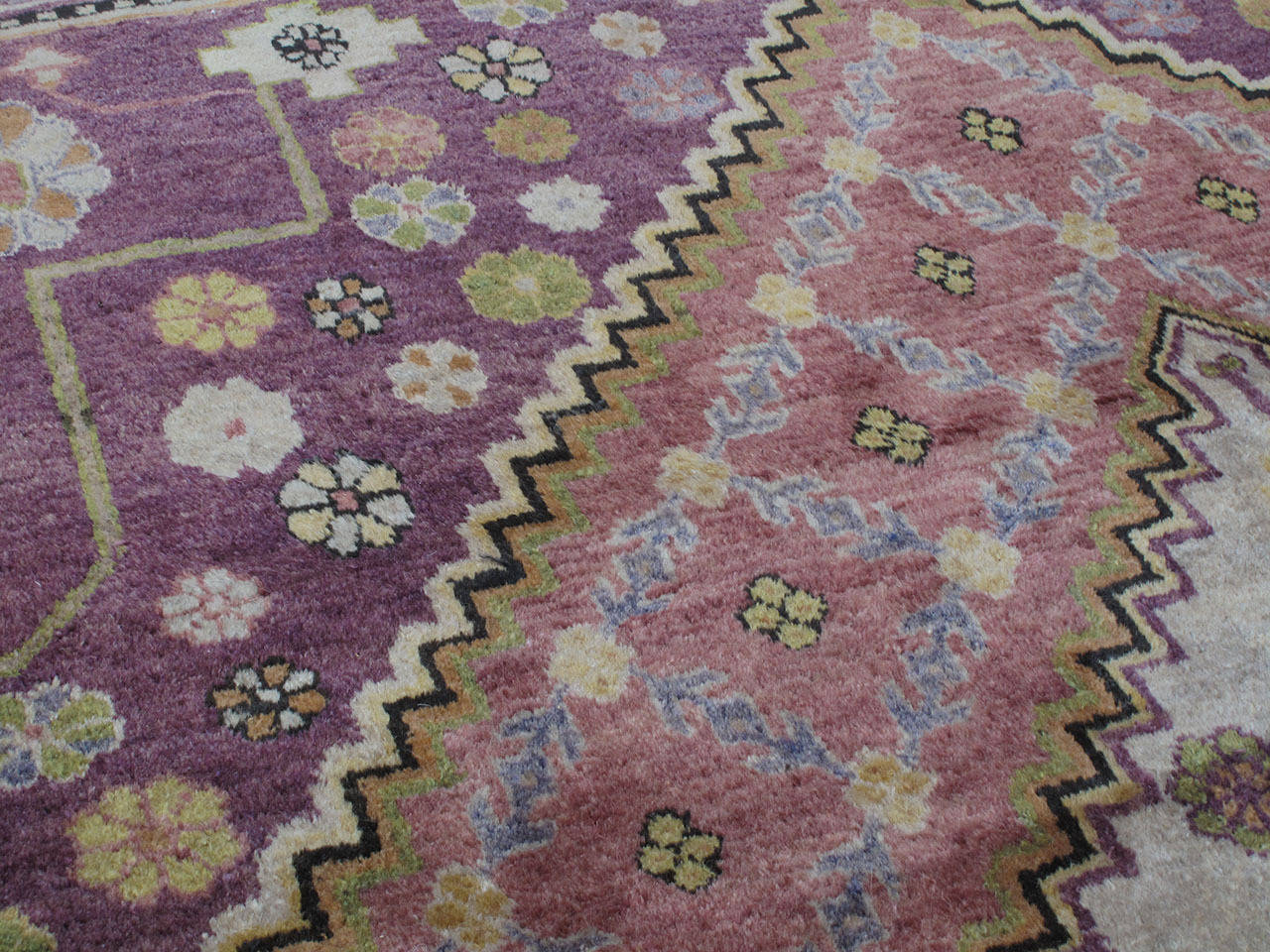 Hand-Knotted Khotan Carpet