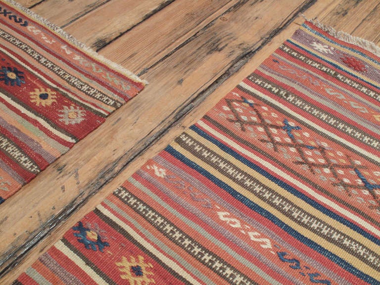 Mid-20th Century A Pair of Kilim Runners