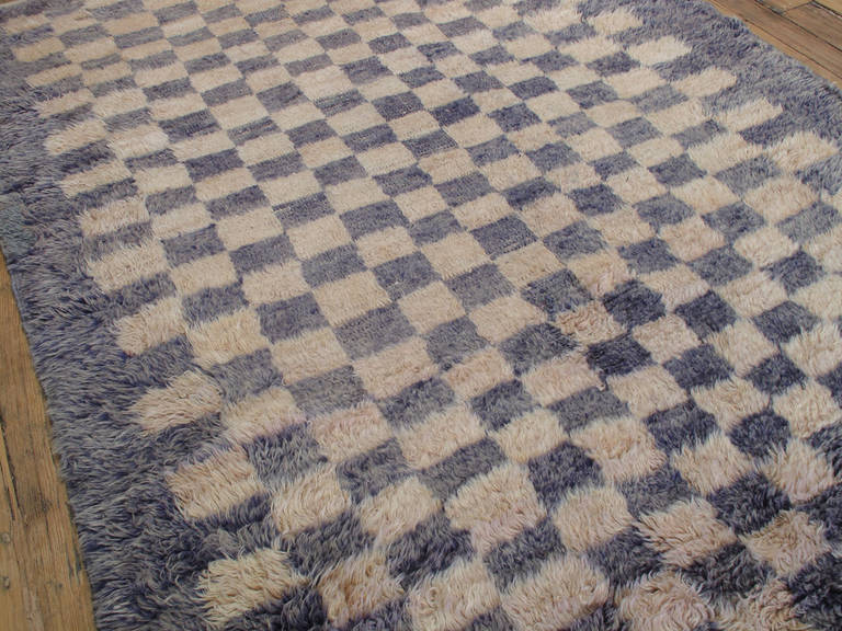 chess board rug