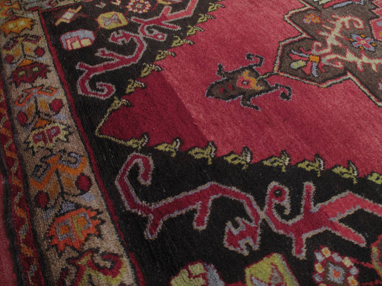 Hand-Knotted Konya Long Rug For Sale