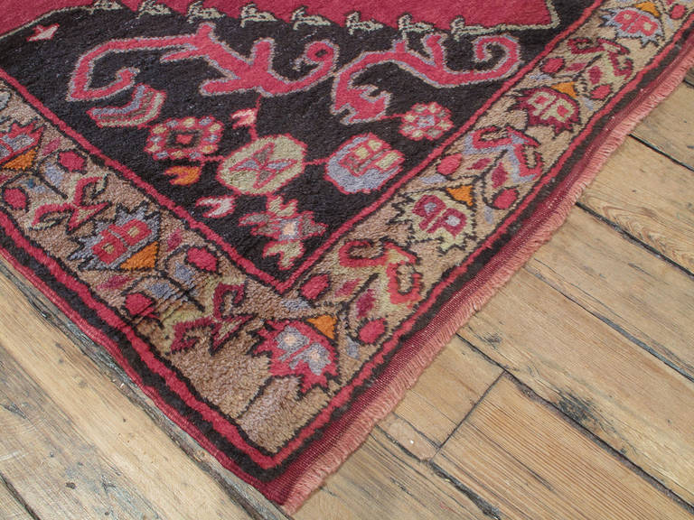 Konya Langer Teppich (Mitte des 20. Jahrhunderts) im Angebot