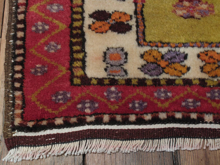 Small Yuntdag Rug with Tree-of-Life In Good Condition In New York, NY