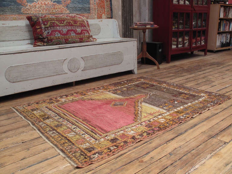 Prayer Rug, "Midnight Sunrise" For Sale at 1stDibs