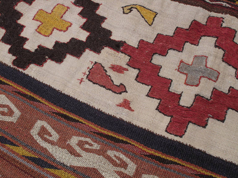 Wool Uzbek Embroidered Kilim