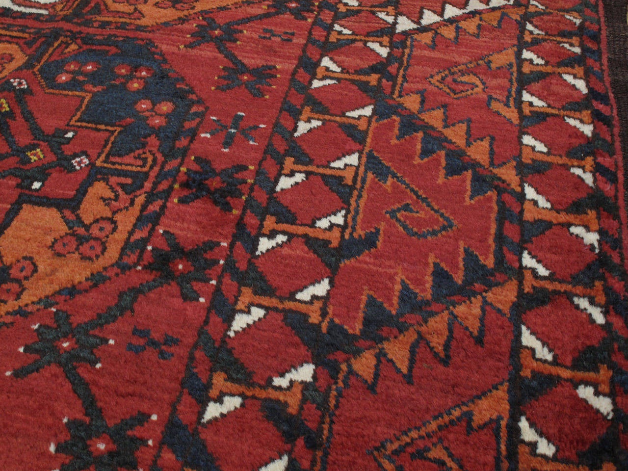 19th Century Antique Turkmen Main Carpet