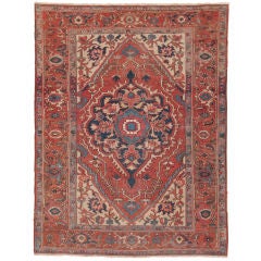 Antique Serapi Rug
