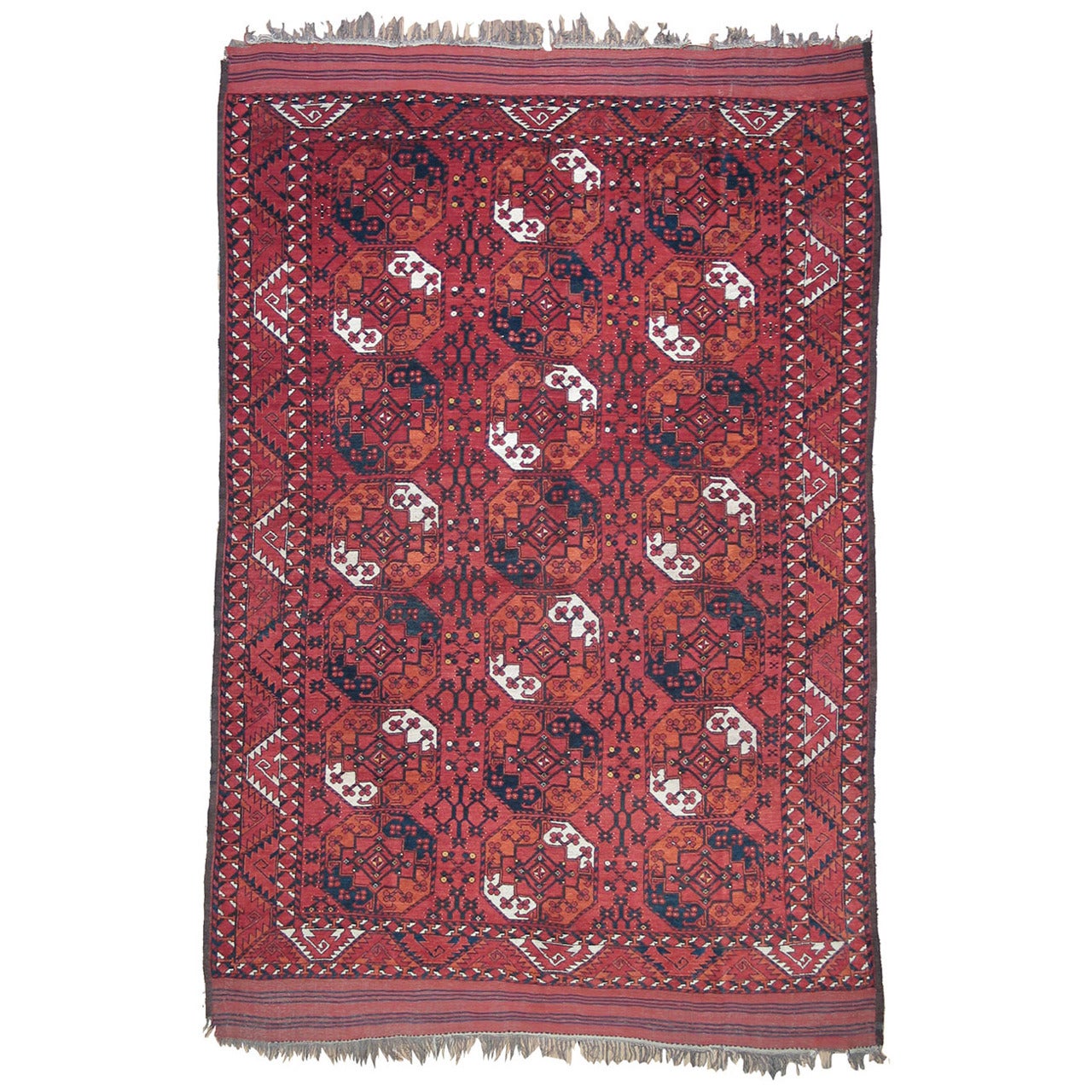 Antique Turkmen Main Carpet