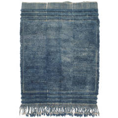 Antique Fantastic Indigo Tribal Cover (Hanging)