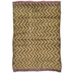 Vintage Angora Zig-Zag Tulu