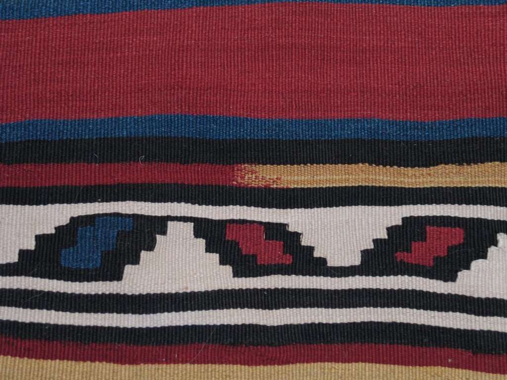 Antique Shahsavan Kilim Rug In Excellent Condition For Sale In New York, NY