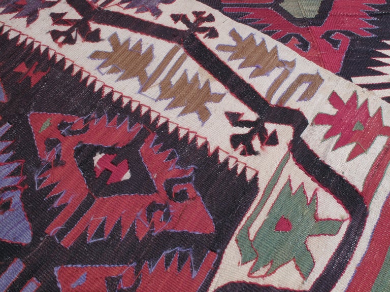 Alfombra Kilim Adana en Bueno estado para la venta en New York, NY