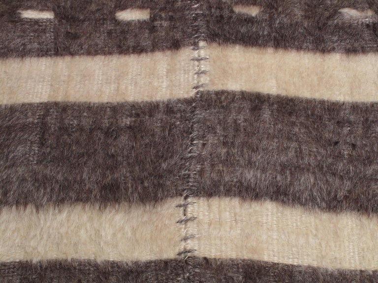 Mohair Angora Blanket with Crescent and Star