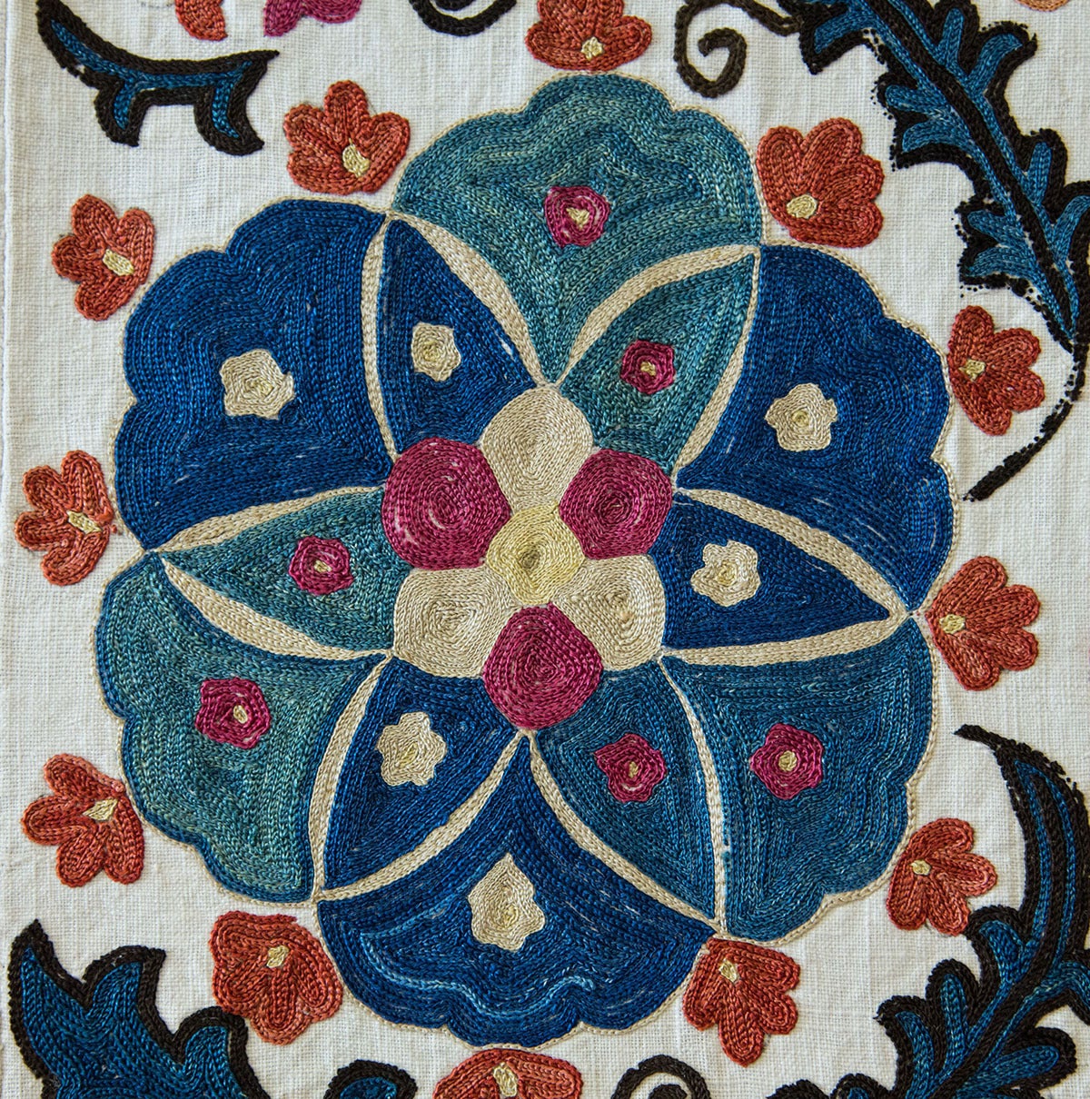 Embroidered Magnificent Antique Suzani