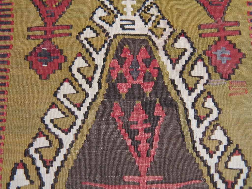 20th Century Prayer Kilim Rug For Sale