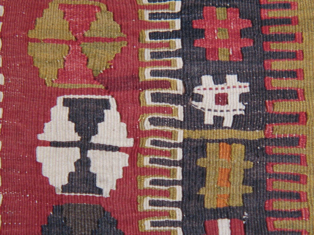 Wool Prayer Kilim Rug For Sale
