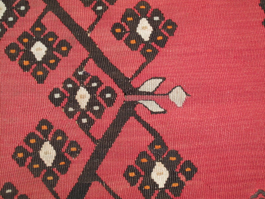 Laine Tapis Kilim des Balkans en vente