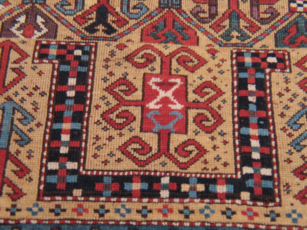 Azerbaijani Antique Caucasian Prayer Rug